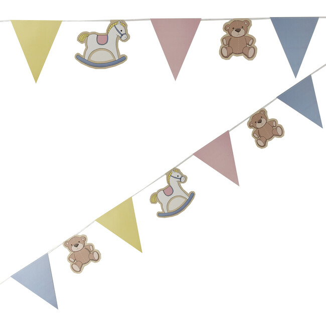 Rocking Horse & Teddy Flags Bunting - Party - 1