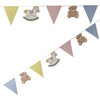 Rocking Horse & Teddy Flags Bunting - Party - 1 - thumbnail