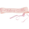 Pink Glitter Birthday Girl Sash - Party - 1 - thumbnail