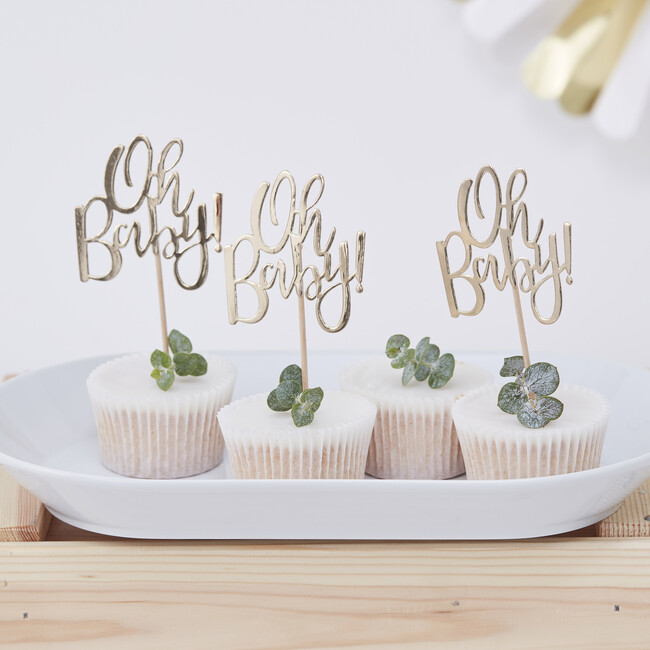 Cupcake Toppers, Oh Baby! - Party - 2