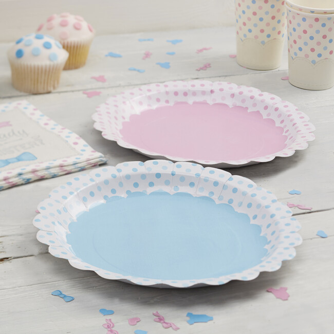 Paper Plates, Pink And Blue - Party - 2