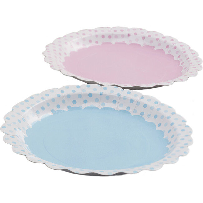 Paper Plates, Pink And Blue - Party - 3