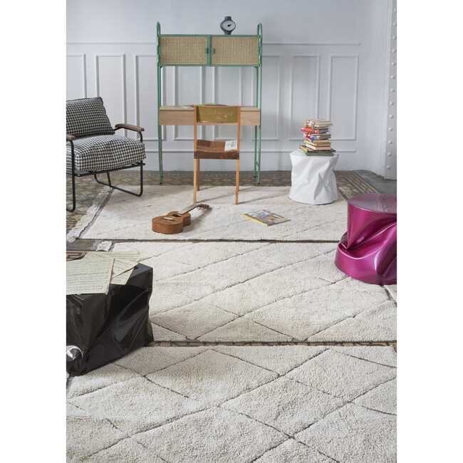 Bereber RugCycled Washable Rug, Natural - Rugs - 9