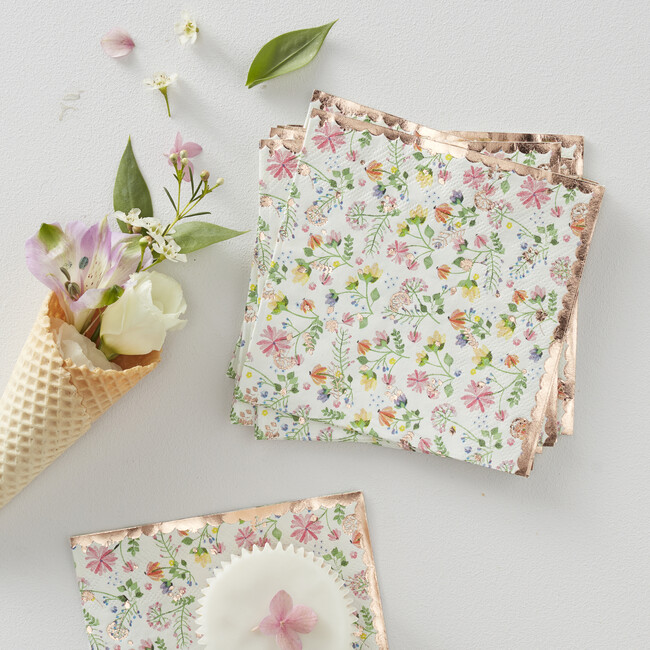 Paper Napkins, Floral - Party - 2