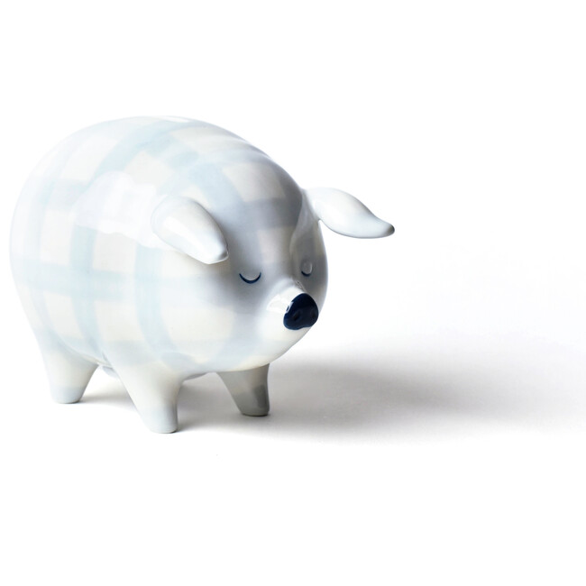 Piggy Bank, Blue Gingham - Accents - 1 - zoom