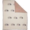 Gray Hippo Organic Quilt - Quilts - 2 - thumbnail