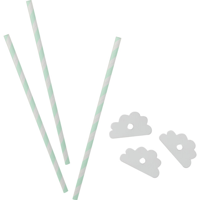 Hello World Paper Straws, Cloud - Drinkware - 1