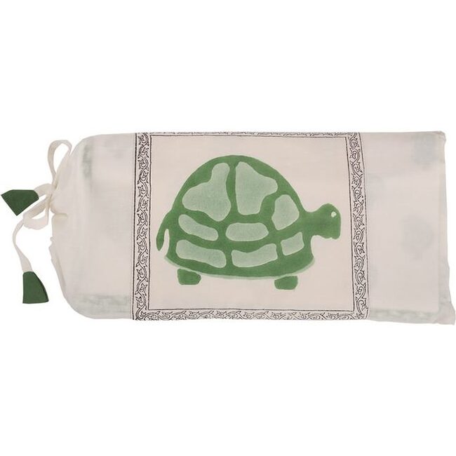 Green Turtle Organic Blanket - Blankets - 1