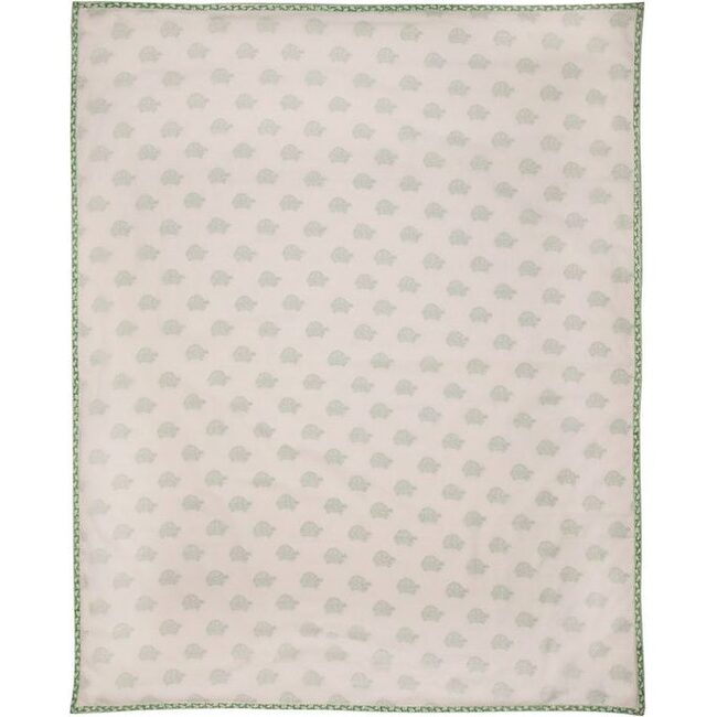 Green Turtle Organic Blanket - Blankets - 2