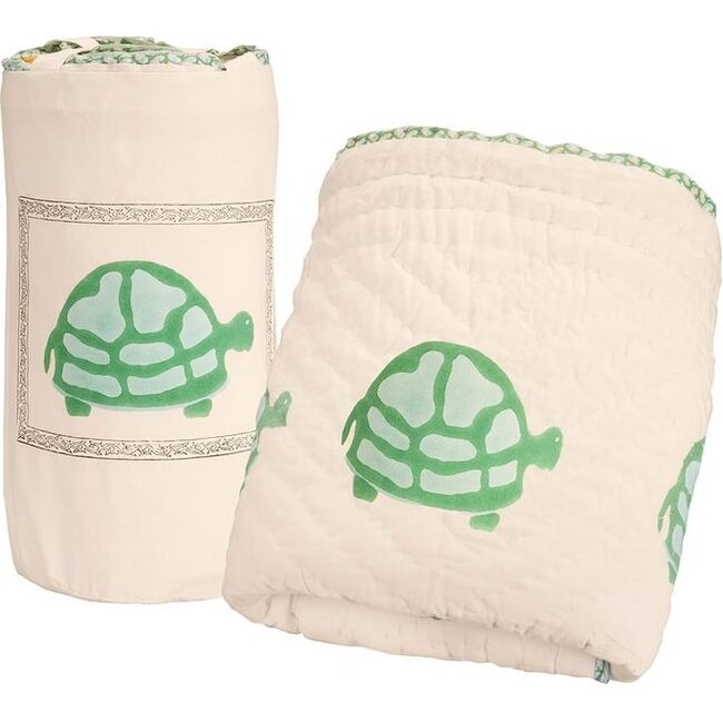 Green Turtle Organic Quilt