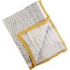 Block-Printed Cotton Crib Quilt, Erawan - Quilts - 1 - thumbnail