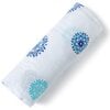 Organic Cotton Muslin Swaddle, Mandala - Swaddles - 1 - thumbnail