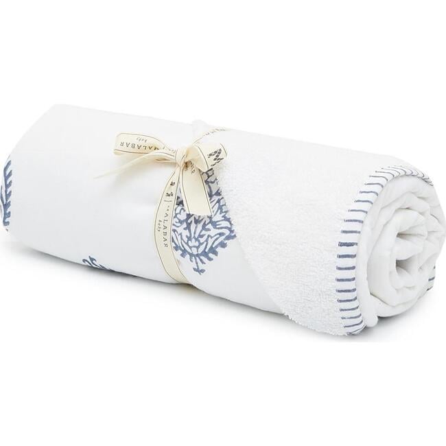 Block-Printed Terry Towel, Fort - Towels - 7