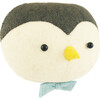 Penguin Animal Head, Grey - Animal Heads - 1 - thumbnail