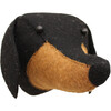 Mini Dachschund Head, Tan/Black - Animal Heads - 1 - thumbnail
