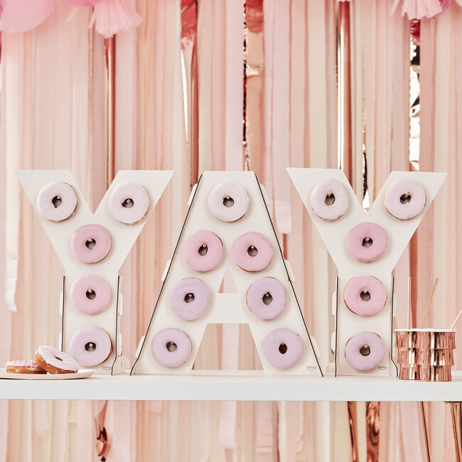 Yay Pink Ombre Donut Wall - Party - 3