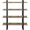 Melissa Retro Mid-Century 4-Tier Etagere, Black - Bookcases - 1 - thumbnail