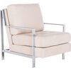 Walden Tufted Linen Accent Chair, Beige - Accent Seating - 3 - thumbnail