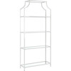 Slater 4-Tier Etagere, White - Bookcases - 2