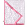 Block-Printed Cotton Dohar, Southside Pink - Blankets - 4