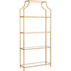 Slater 4-Tier Etagere, Gold - Bookcases - 2