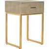 Mori Shagreen Side Table, Tan - Accent Tables - 3