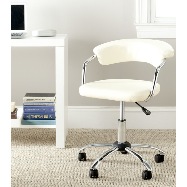 Pier Desk Chair, Cream
