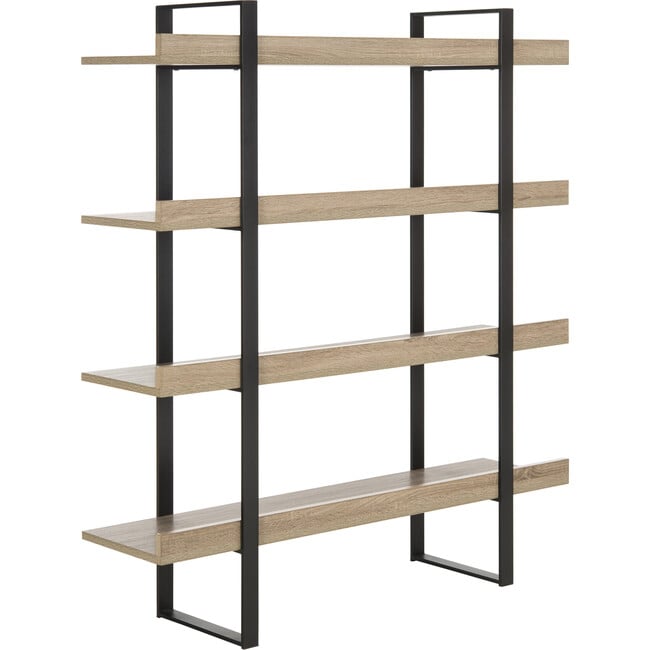 Melissa Retro Mid-Century 4-Tier Etagere, Black - Bookcases - 4