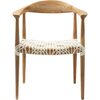 Bandelier Arm Chair, White/Natural - Kids Seating - 3