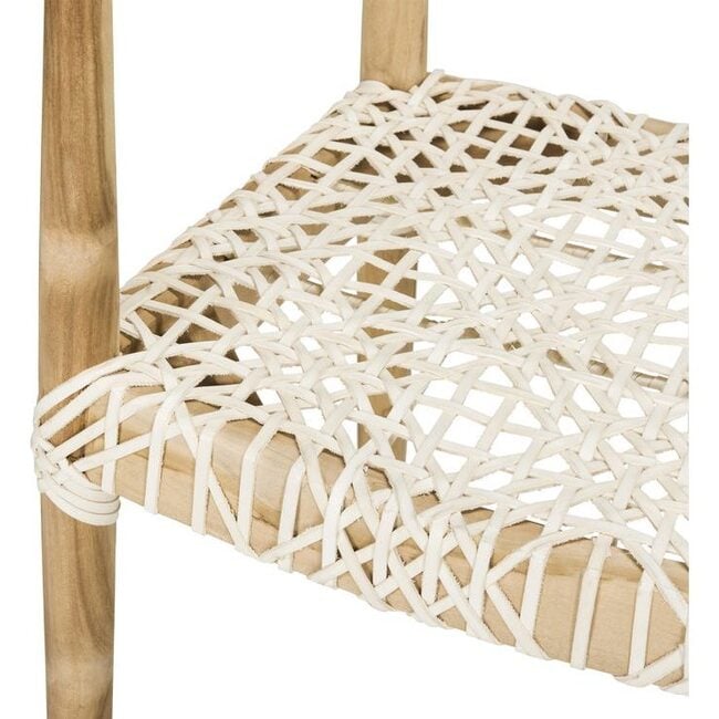 Bandelier Arm Chair, White/Natural - Kids Seating - 5