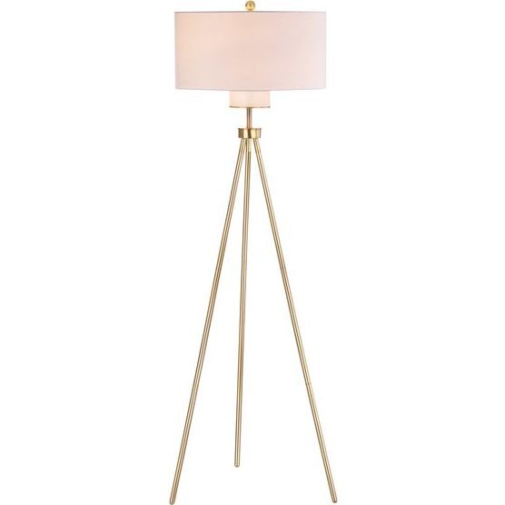 Enrica Floor Lamp, Gold - Lighting - 2