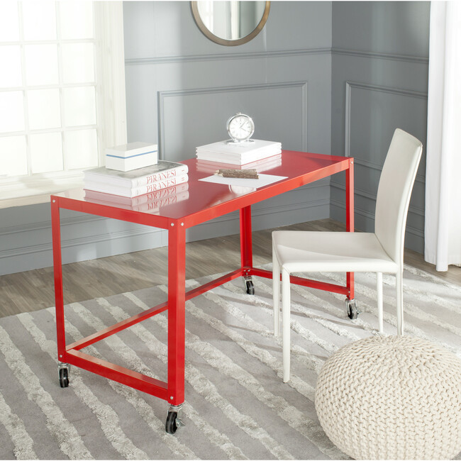 Bentley Desk, Red - Desks - 2
