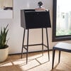 Xander Modern Secretary Desk, Black - Desks - 2