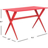 Chapman Desk, Red - Desks - 4