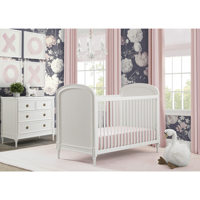 Madeline 4-in-1 Convertible Crib, Bianca White - Cribs - 2