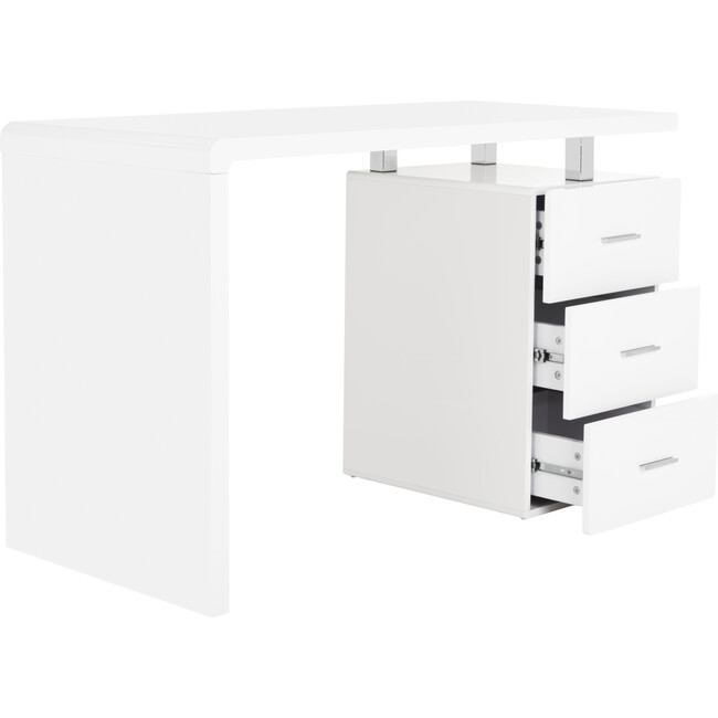 Orrin Desk, White - Desks - 4