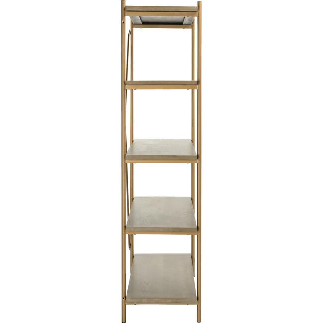 Rigby 5-Tier Etagere, Gold - Bookcases - 3