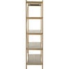 Rigby 5-Tier Etagere, Gold - Bookcases - 3