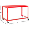 Bentley Desk, Red - Desks - 5