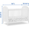 Madeline 4-in-1 Convertible Crib, Bianca White - Cribs - 5
