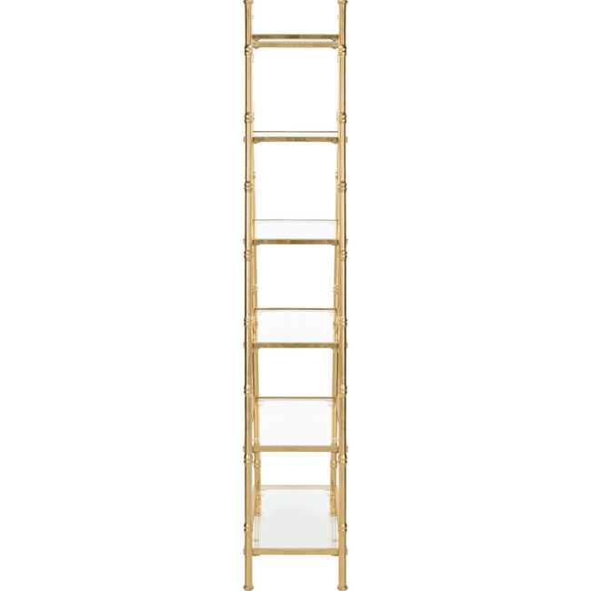 Arden 6-Tier Etagere, Gold - Bookcases - 3