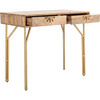 Lily 2 Drawer Desk, Natural - Desks - 5