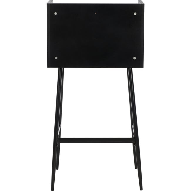 Xander Modern Secretary Desk, Black - Desks - 6