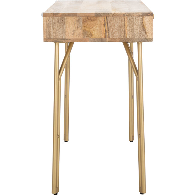 Lily 2 Drawer Desk, Natural - Desks - 6