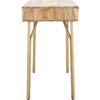 Lily 2 Drawer Desk, Natural - Desks - 6