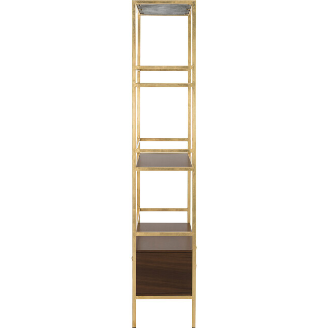 Mateo 4-Tier Storage Etagere, Gold - Bookcases - 3