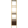 Mateo 4-Tier Storage Etagere, Gold - Bookcases - 3 - thumbnail