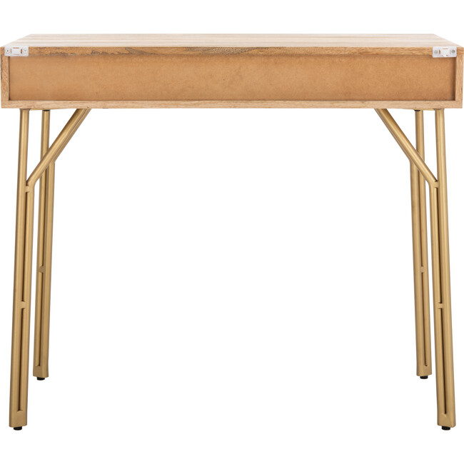 Lily 2 Drawer Desk, Natural - Desks - 7