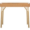 Lily 2 Drawer Desk, Natural - Desks - 7