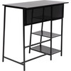 Hayden 3 Shelf Standing Desk, Black - Desks - 6